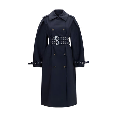 Ganni Black Cotton Coat