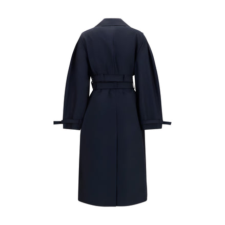 Ganni Black Cotton Coat