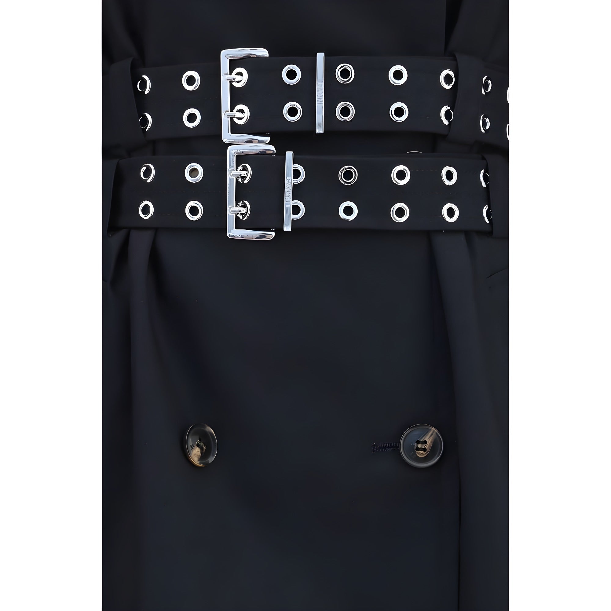 Ganni Black Cotton Coat
