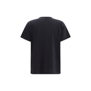 Ganni Black Cotton T-Shirt