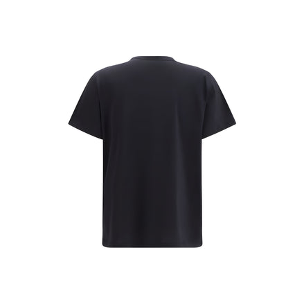 Ganni Black Cotton T-Shirt