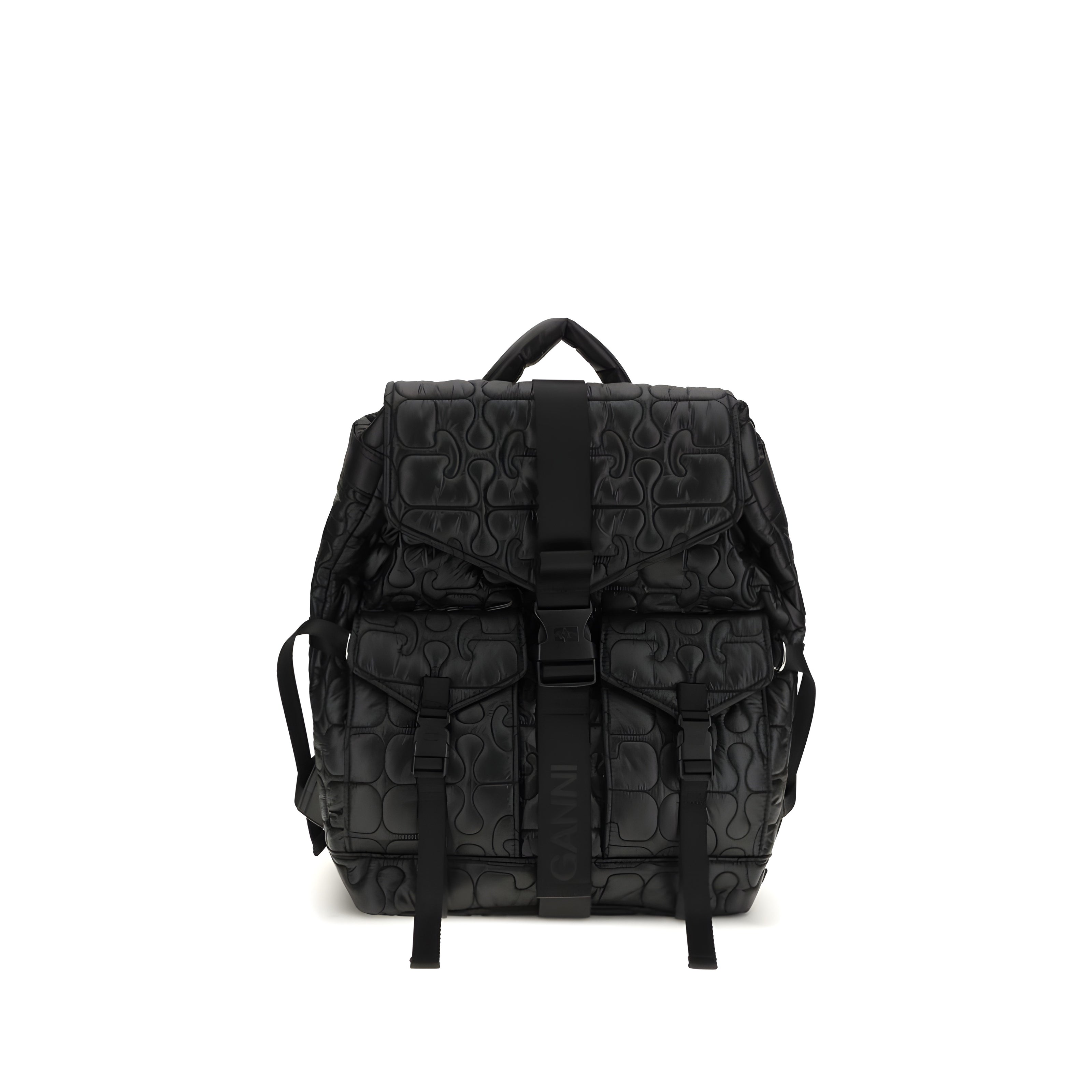 Ganni Black Backpack