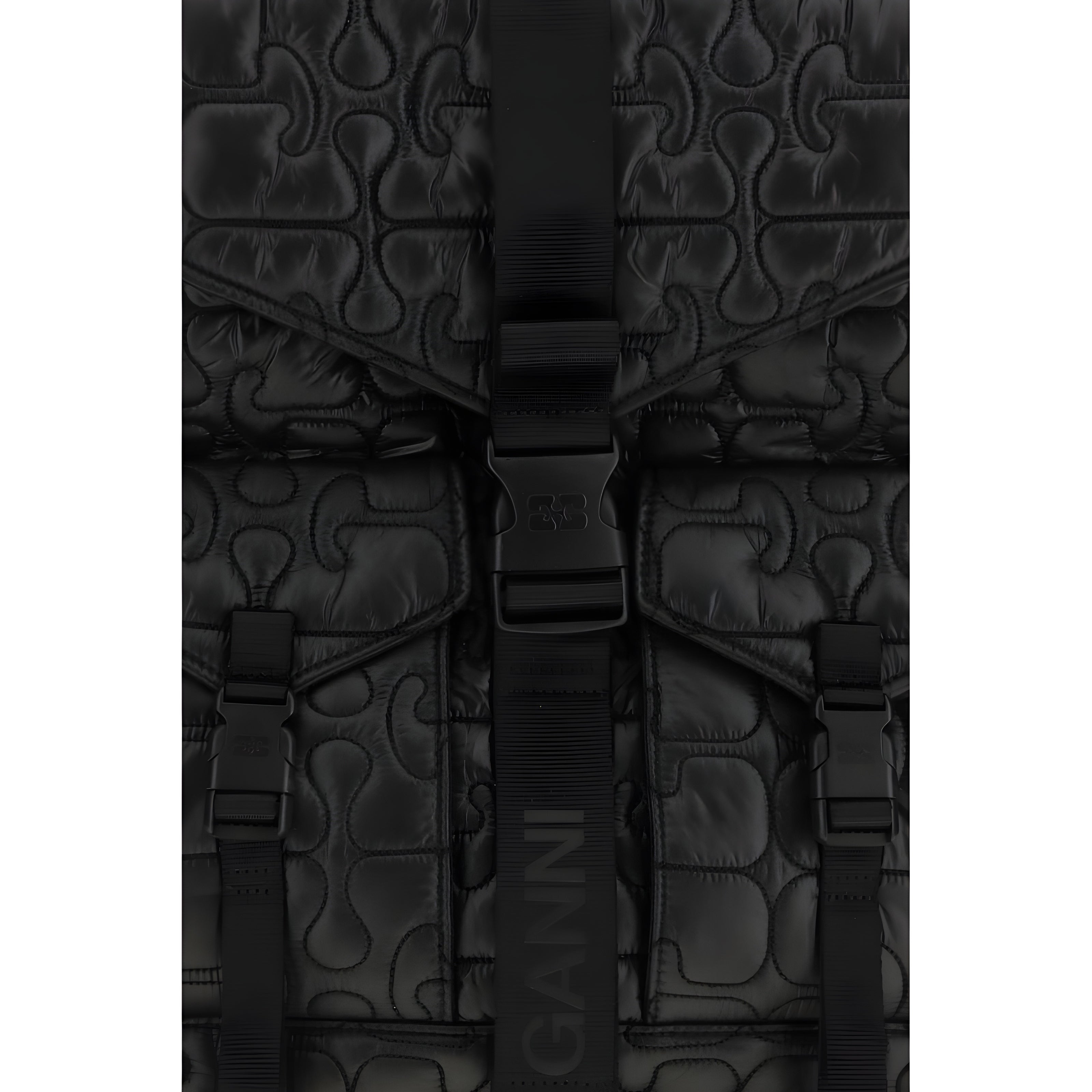 Ganni Black Backpack