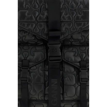 Ganni Black Backpack