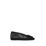 Ganni Black Ballet Flats