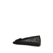 Ganni Black Ballet Flats