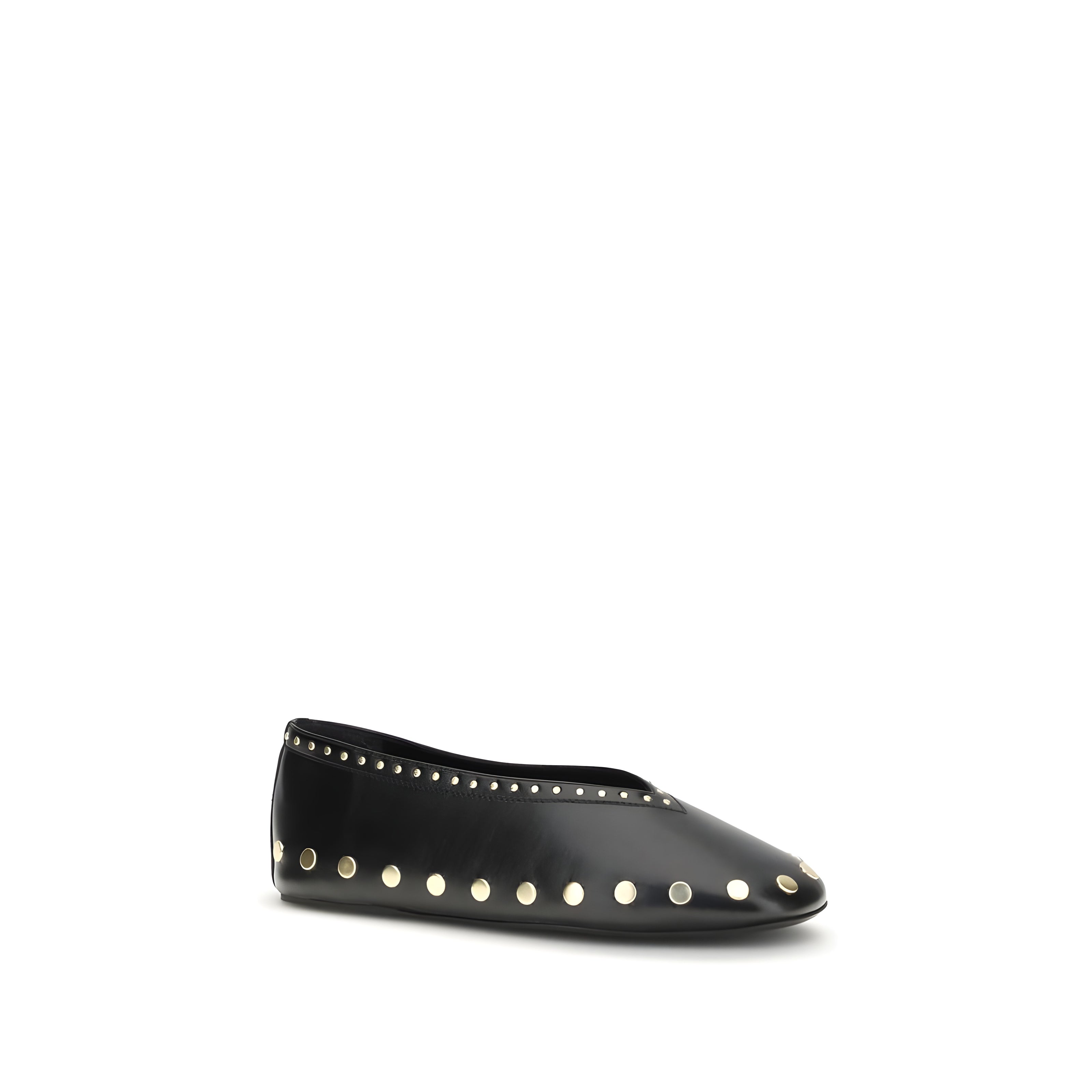 Ganni Black Ballet Flats