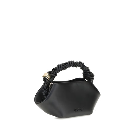 Ganni Black Leather Shoulder Bag