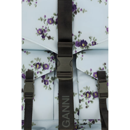 Ganni Blue Backpack