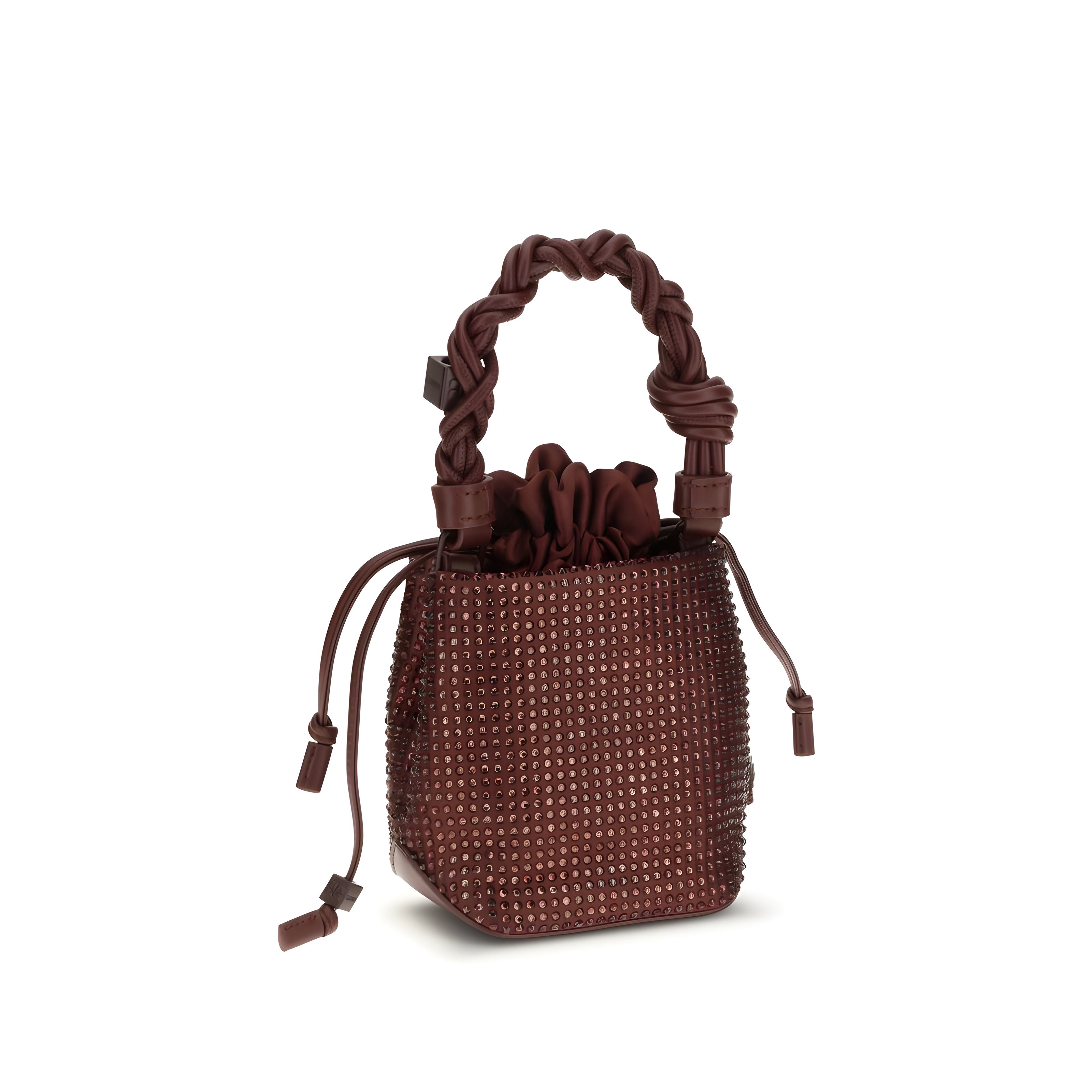 Ganni Bordeaux Handbag