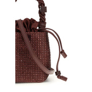 Ganni Bordeaux Handbag
