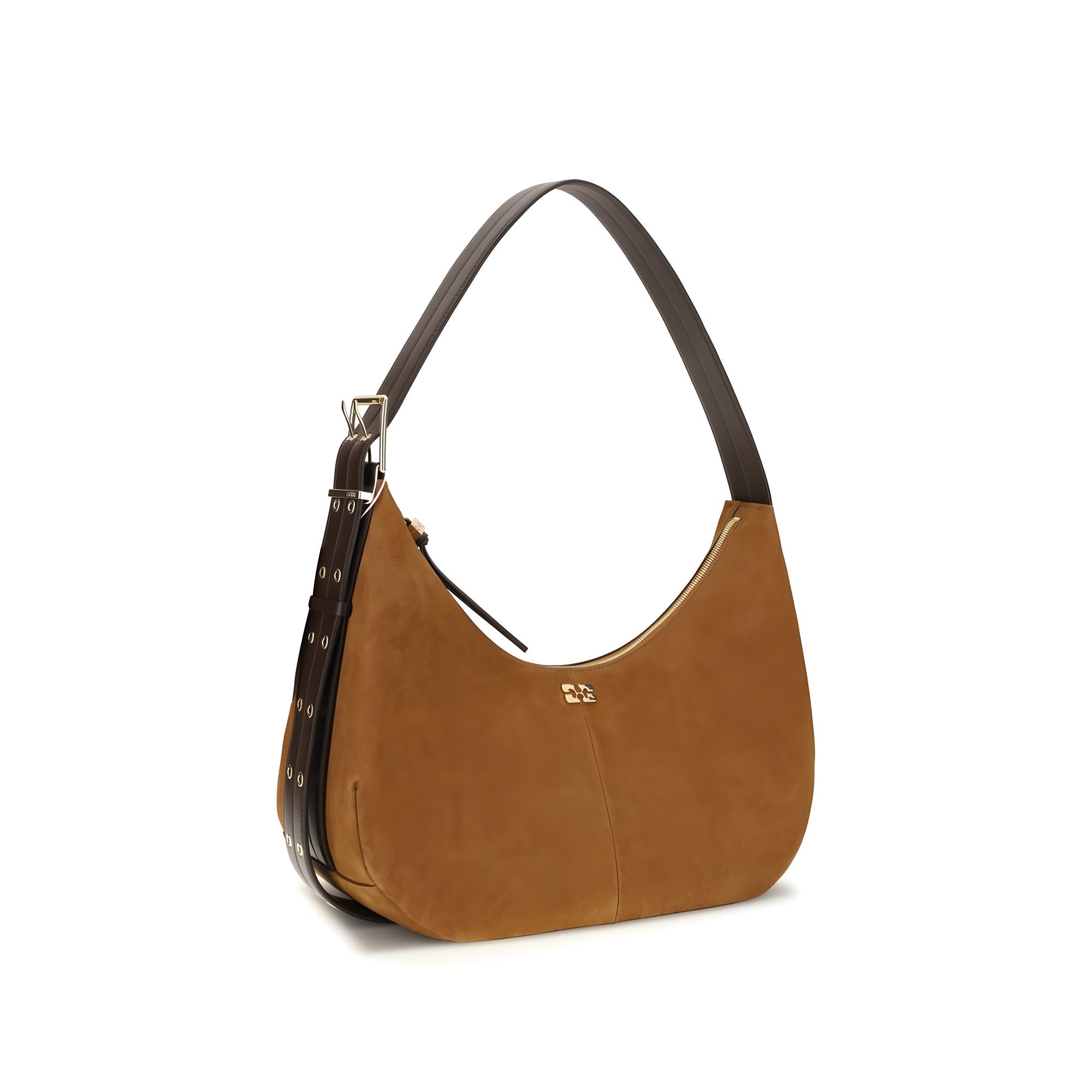 Ganni Brown Shoulder Bag