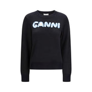 Ganni Gray Wool Sweater
