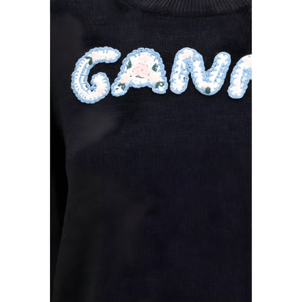 Ganni Gray Wool Sweater
