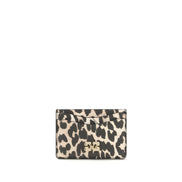 Ganni Multicolor Bou Animal Print Card Holder
