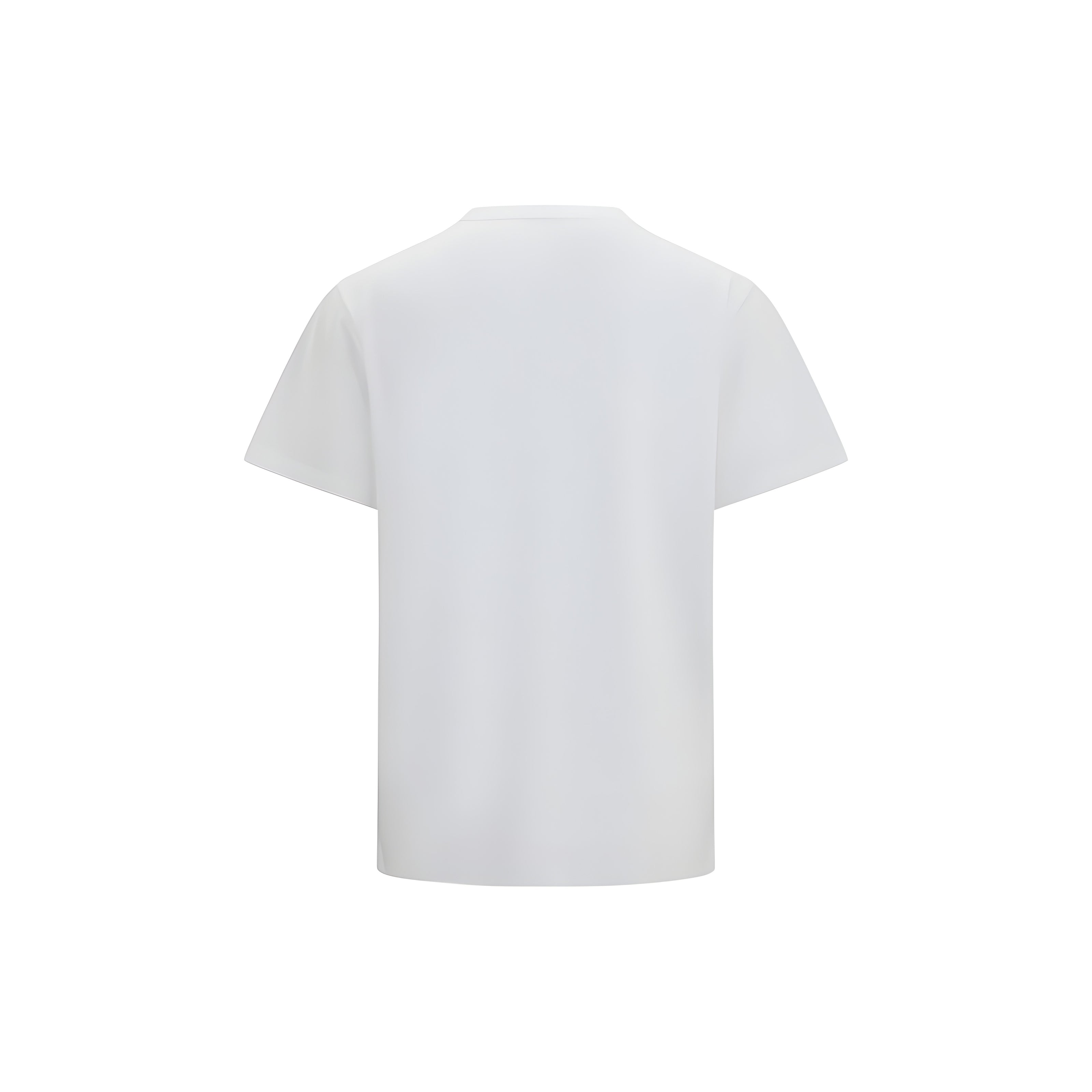 Tricou Ganni din bumbac alb