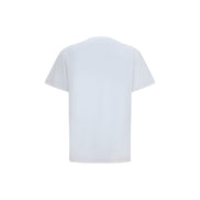 Ganni White Cotton T-Shirt
