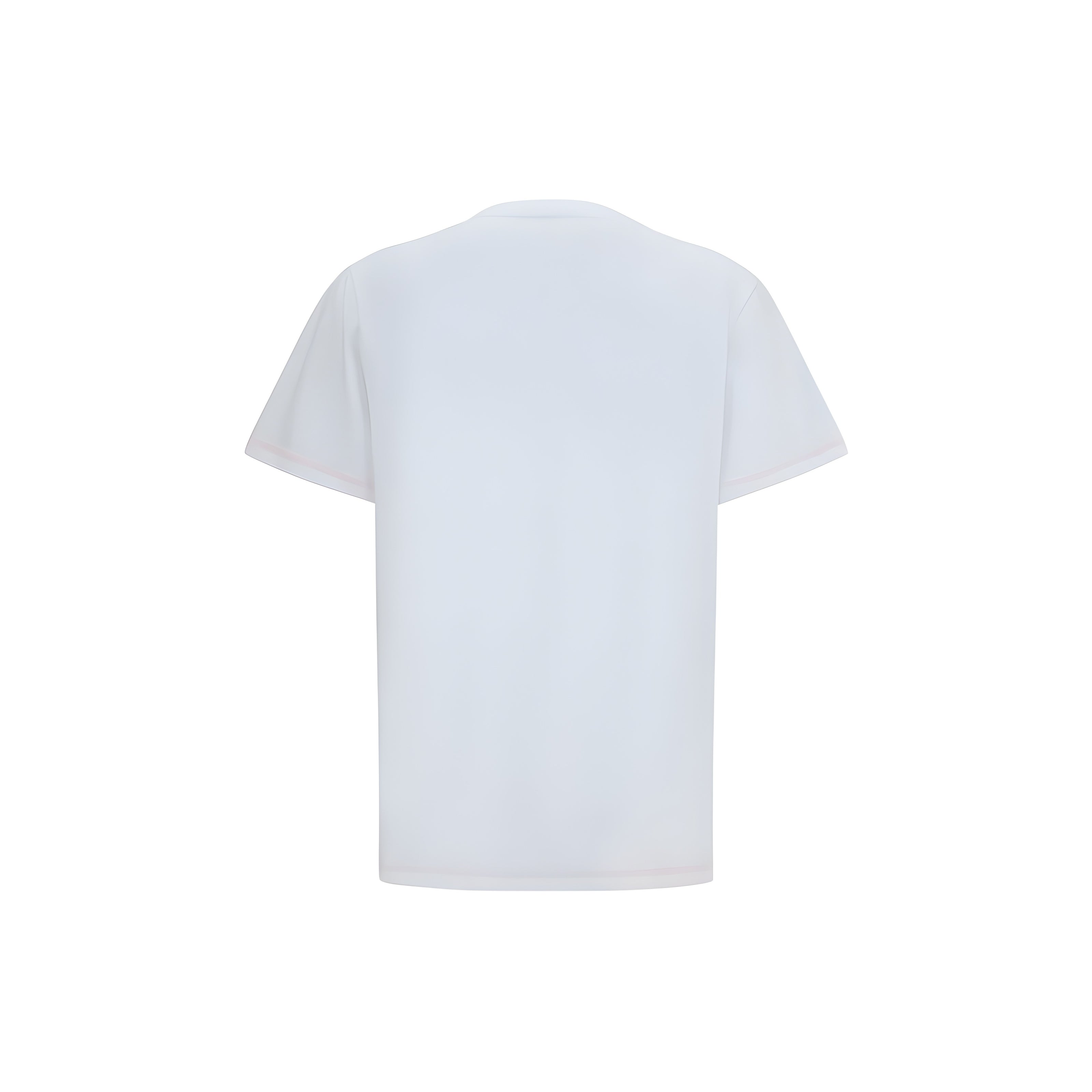 Ganni White Cotton T-Shirt