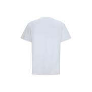 Ganni White Cotton T-Shirt
