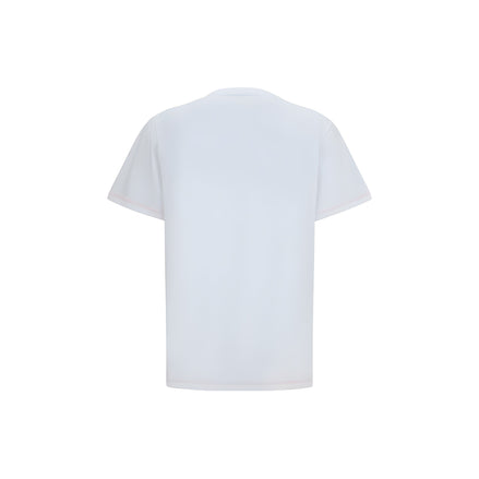 Ganni White Cotton T-Shirt