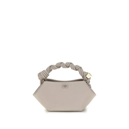 Ganni White Recycled Leather Shoulder Bag