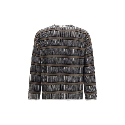 Giorgio Armani Blue Silk Sweatshirt