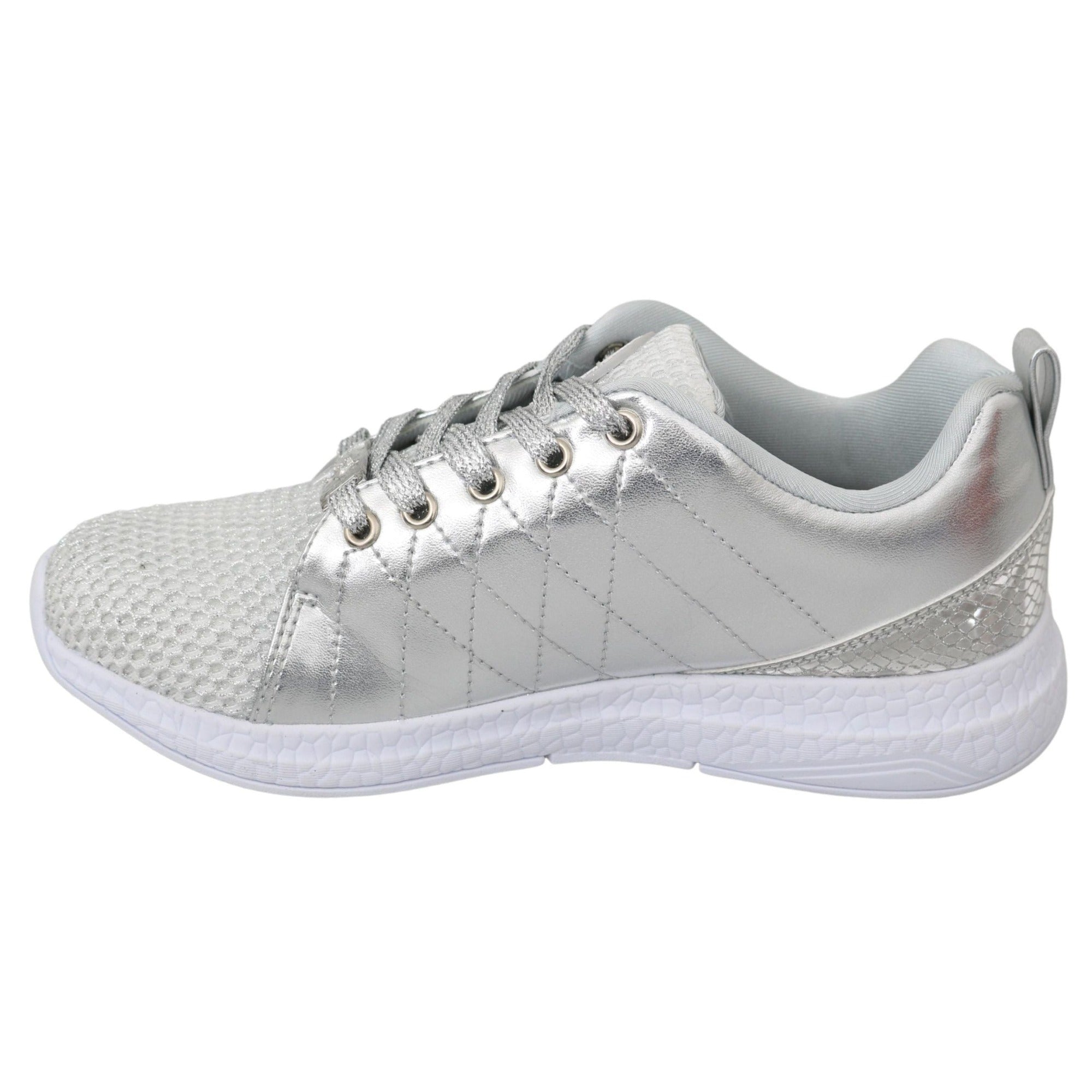 Philipp Plein Gisella Silver Sneakers