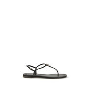 Giuseppe Zanotti Black Flat Sandals