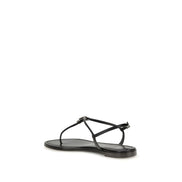 Giuseppe Zanotti Black Flat Sandals