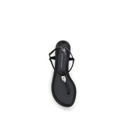 Giuseppe Zanotti Black Flat Sandals