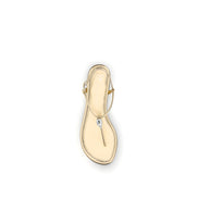 Giuseppe Zanotti Gold Flat Sandals