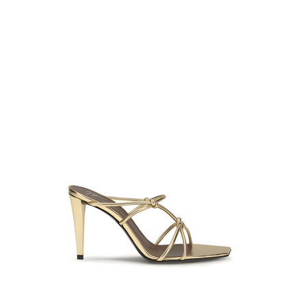 Giuseppe Zanotti Gold Stiletto Heel Sandals