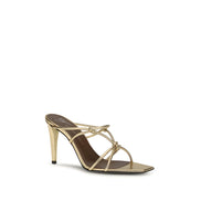 Giuseppe Zanotti Gold Stiletto Heel Sandals