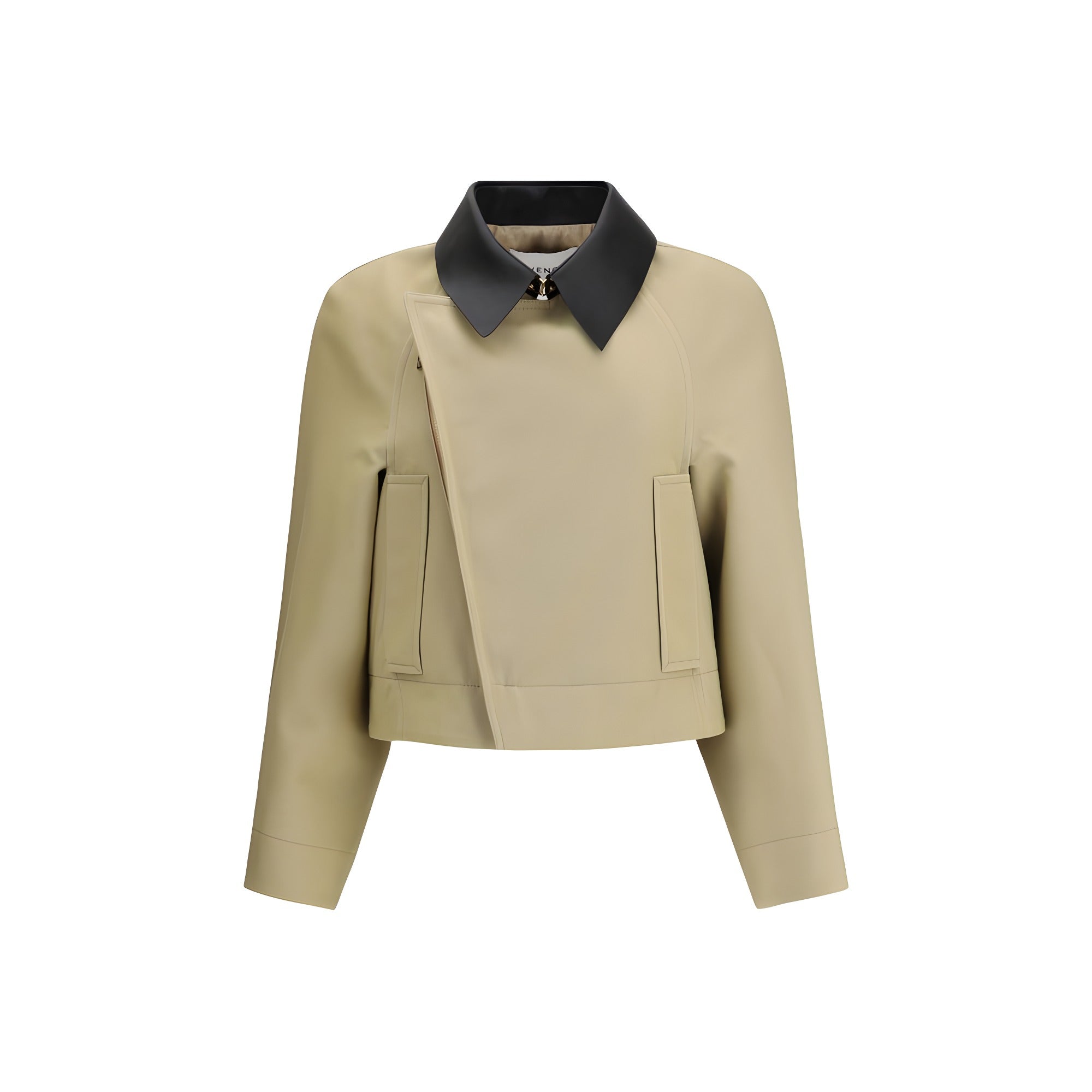 Givenchy Beige Cotton Leather Jacket
