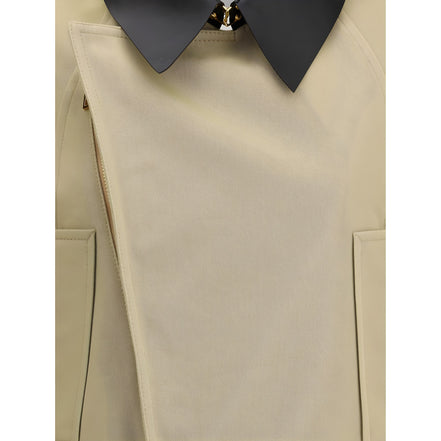 Givenchy Beige Cotton Leather Jacket