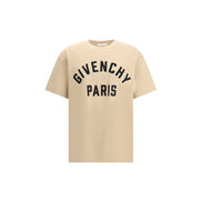 Tricou Givenchy bej din bumbac