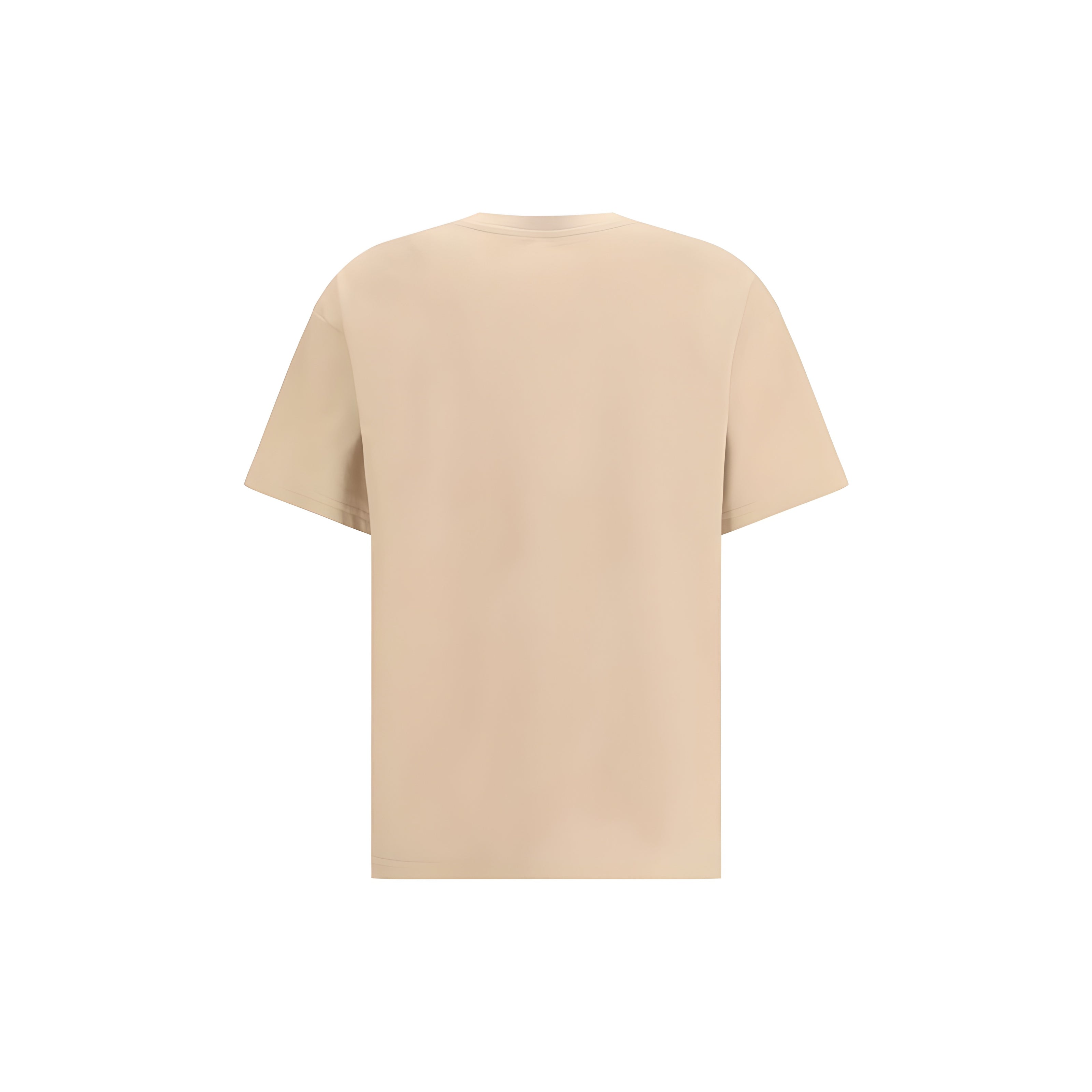 Tricou Givenchy bej din bumbac