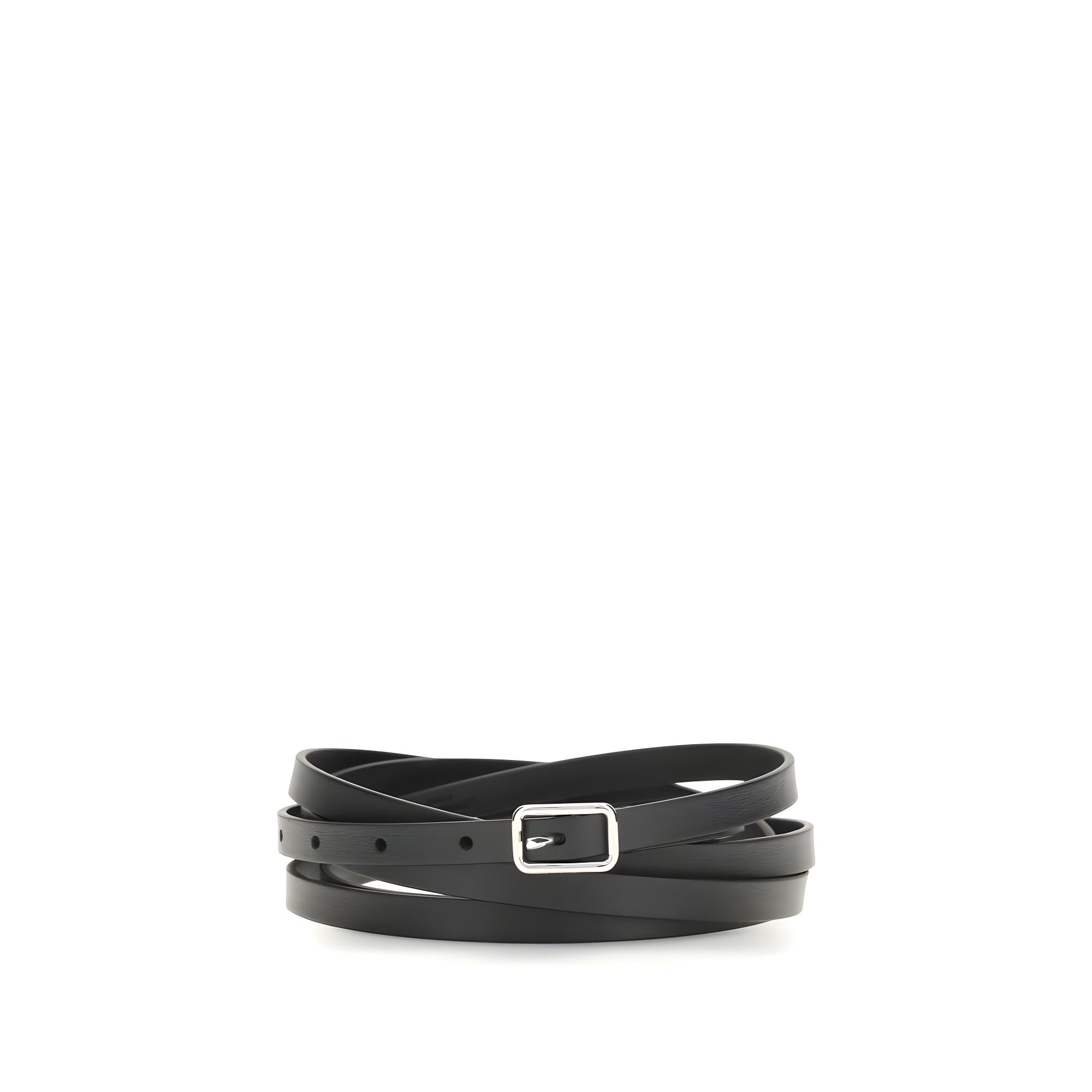 Givenchy Black Calf Leather Belt