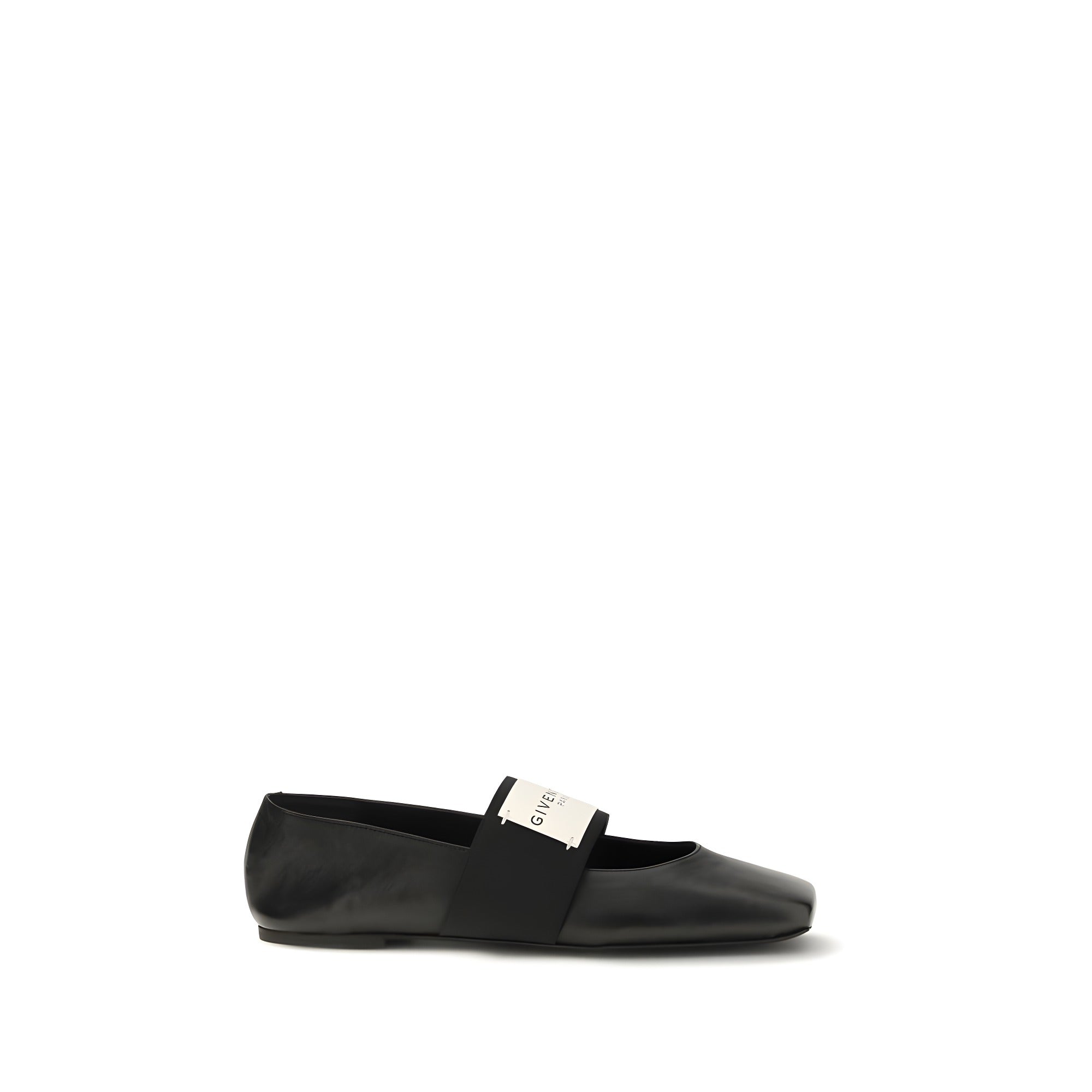 Givenchy Black Lamb Leather Ballet Flats