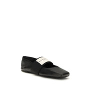 Givenchy Black Lamb Leather Ballet Flats