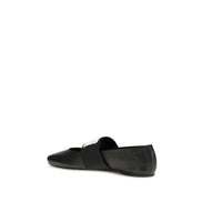 Givenchy Black Lamb Leather Ballet Flats