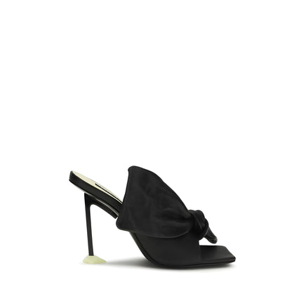 Givenchy Black Lamb Leather Mules