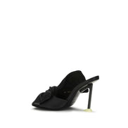 Givenchy Black Lamb Leather Mules
