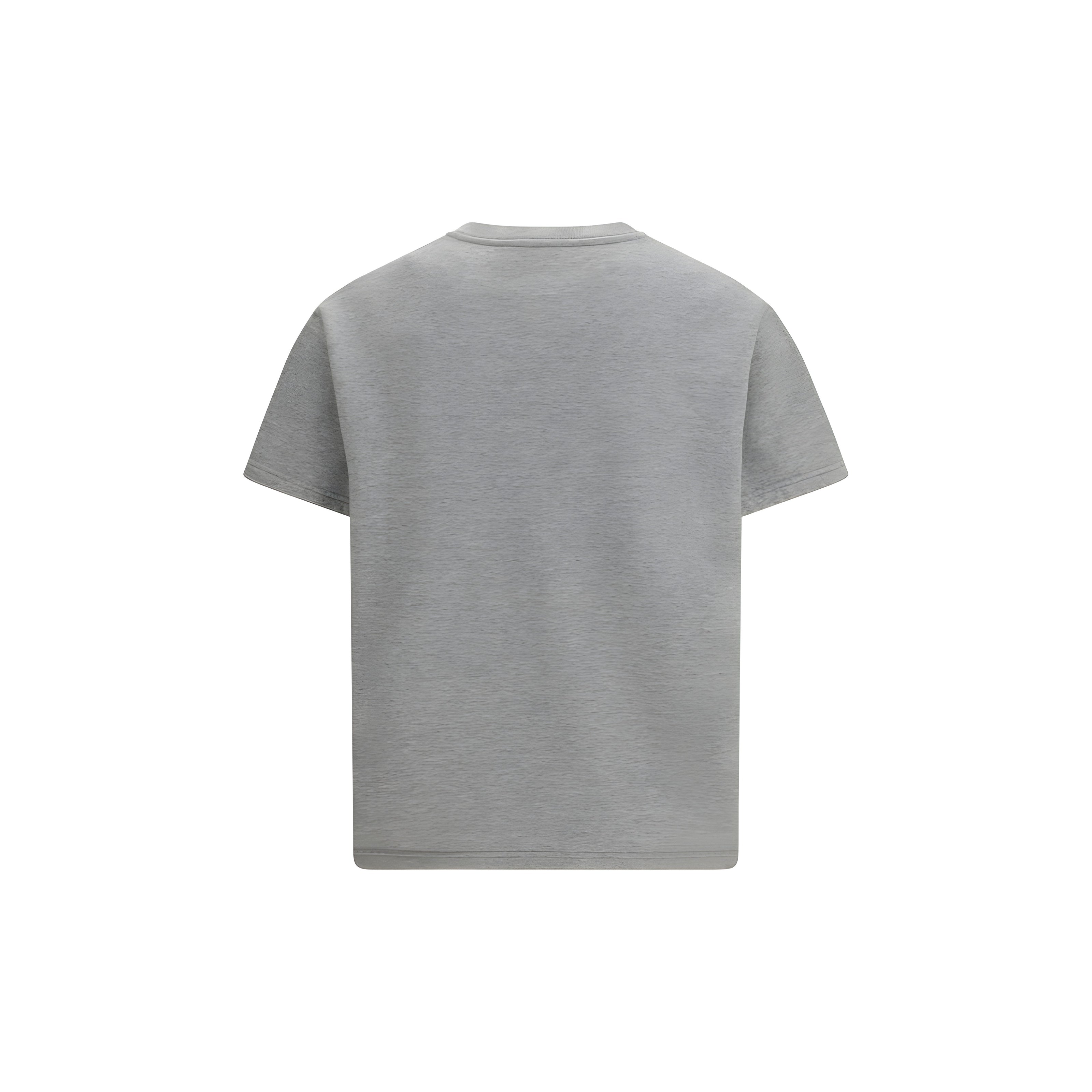 Givenchy Grey Cotton T-Shirt