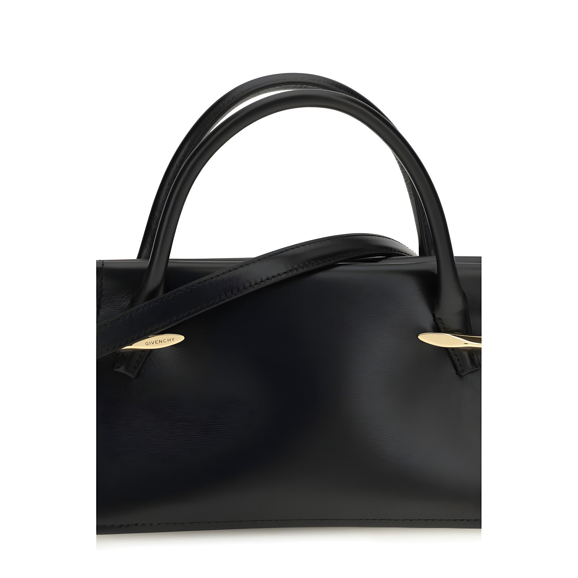Geantă de mână Givenchy Mini Pinch din piele de vițel neagră