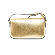 Geantă crossbody Michael Kors din piele aurie