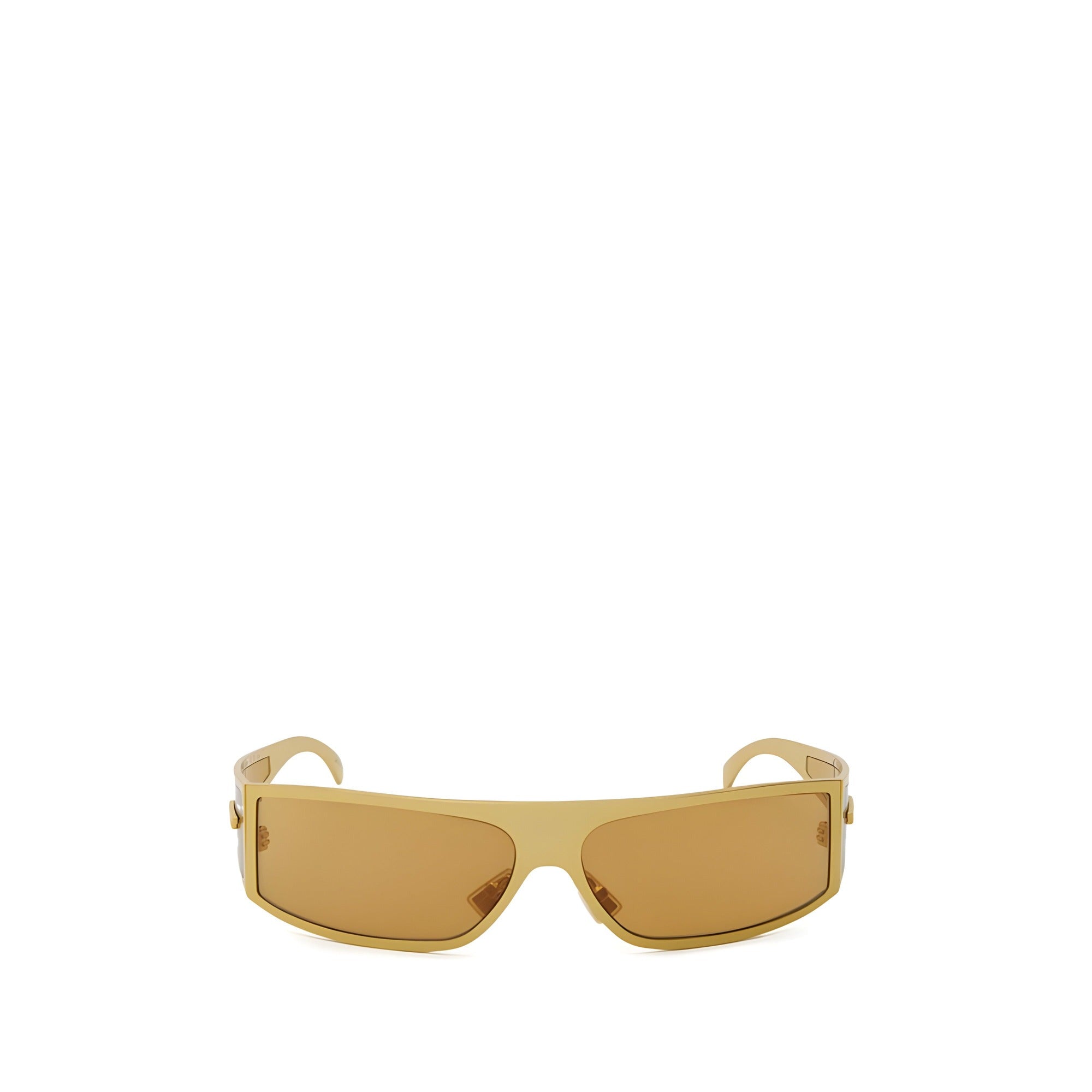 Ochelari de soare aurii Bottega Veneta