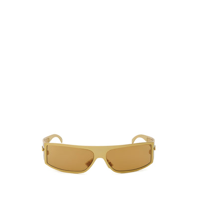 Ochelari de soare aurii Bottega Veneta