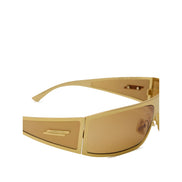 Ochelari de soare aurii Bottega Veneta