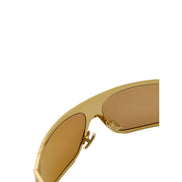 Ochelari de soare aurii Bottega Veneta